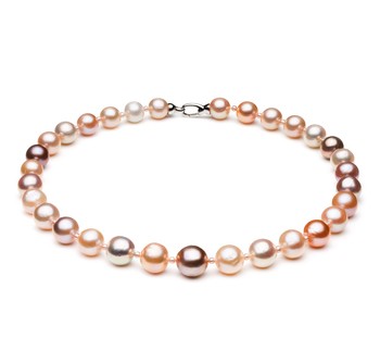 colored pearl necklace