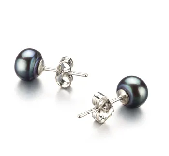 Freshwater Breeding Pearl Necklace With Black Agate and Freshwater Pearl  Scree Earrings -  Canada
