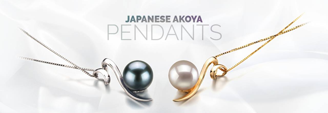 Landing banner for Japanese Akoya Pendants