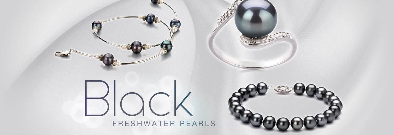 Landing banner for Black Freshwater Pearls