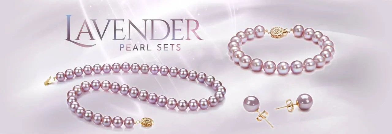 PearlsOnly Lavender Pearl Sets