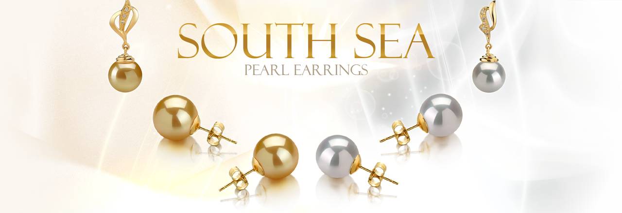 PearlsOnly South Sea Pearl Earrings