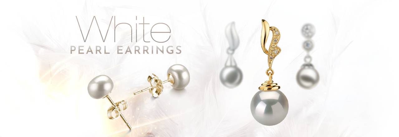 Landing banner for White Pearl Earrings